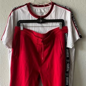 Men’s Guess Jogger T Shirt Set
